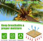 Coco Liner Roll 16x120 Inch, Natural Coconut Liners for Planter Flower Basket, Thick Coco Fiber Mat for Hanging Basket, Garden Decoration, Animal Pet Pads, Reptile Carpet