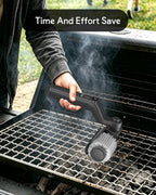 Upgraded Cordless Spinning Electric Grill Brush | 4000mA Battery, 500 RPM, 4 Speed, 180° Adjustable, Fits All Grill Grates, Cleaning And Polishing, Outdoor BBQ Grill Cleaning
