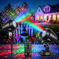 Laser Christmas Projector Lights Outdoor, Aluminum Alloy 3-Color Star Projector, Waterproof with Remote & Timer for Holiday Party, Yard Patio Xmas Decor (RGB)