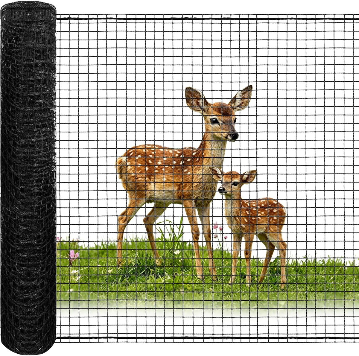 6.5x50ft deer fence netting for garden, 55gsm plastic, main product view