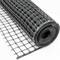 heavy-duty plastic mesh netting, black, 35.4 x 197, main product view