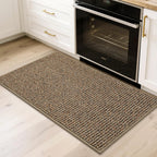 BEQHAUSE 2x3 Entryway Rug Indoor Door Mat Non-Slip Washable, Taupe | Hallway Rugs Absorbent & Stain Resist Hall Carpet Runner Rugs for Entryway, Front Door Floor Mats Laundry Room Rugs for Entry