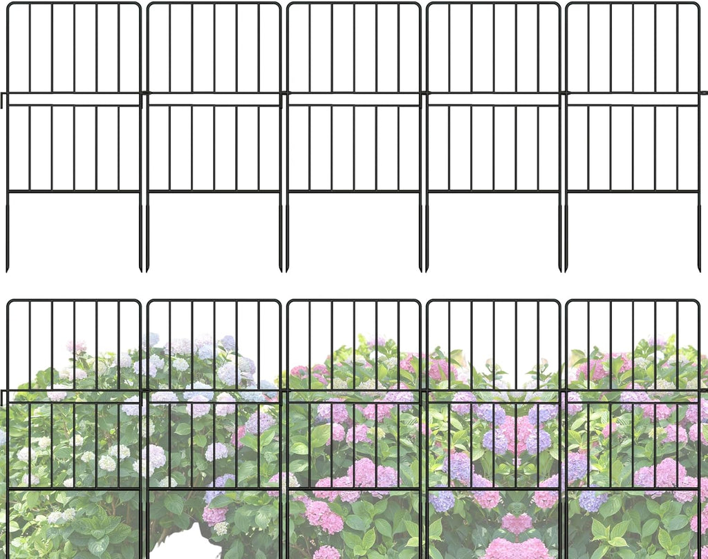 shoplala decorative outdoor garden fence (20 panels) 12x24in, main product view
