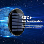 BEAU JARDIN 8 Pack Solar Pathway Lights Outdoor Solar Powered Waterproof Glass Christmas Gift High Lumen for Garden Landscape Path Yard Walkway Driveway White Color Changing Bronze