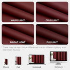 Joydeco Blackout Patio Sliding Door Curtains 84 Inches Long, Grommet Privacy Room Divider Curtains, Extra Wide Thermal Blackout Drapes for Bedroom Living Room (Burgundy Red, 70Wx84L, 1 Panel)