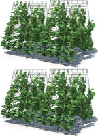 giantex 16 panels cucumber trellis, a-frame garden trellis, main product view