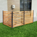 svarog 3 panels outdoor privacy screen fence panels,wood, main product view