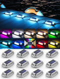 aluminum alloy solar dock lights, ip68 solar driveway, main product view