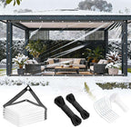 clear tarps heavy duty waterproof 7x14ft clear tarp, main product view