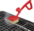 GASPRO Grill Brush Bristle Free for Outdoor Grill, BBQ Grill Cleaning Brush with Replaceable Scrub Sponge Head & Scraper, Ergonomic Handle, Safe for Stainless Steel, Cast Iron & Porcelain Grate