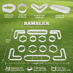 A ANLEOLIFE 14-Pack Deep Root Galvanized Raised Garden Beds Outdoor for Planting Vegetables Flowers Herb, Antique White