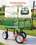 vevor 500 lbs steel garden cart with work, package contents