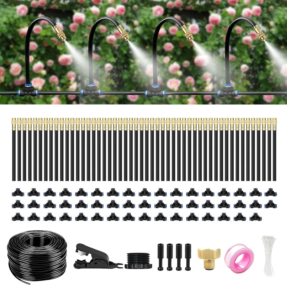 150ft drip irrigation system for garden – automatic, main product view