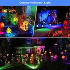 Christmas Spot Lights Outdoor Color Changing Landscape Spotlights,12W RGBW LED Outdoor Spot Lights for Yard Garden Decor,Waterproof 110V Plug in Landscape Lighting with Remote,4 Packs