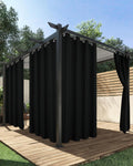 holidayideas outdoor curtains for patio waterproof 4 pcs, main product view