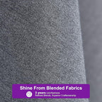 PURPLE LEAF 8 FT Cantilever Patio Umbrella with Base Outdoor Aluminum Offset Square Umbrella with 3 Years Fade Resistance Recycled Fabric and 360-degree Rotation for Deck Pool Garden, Mist Grey