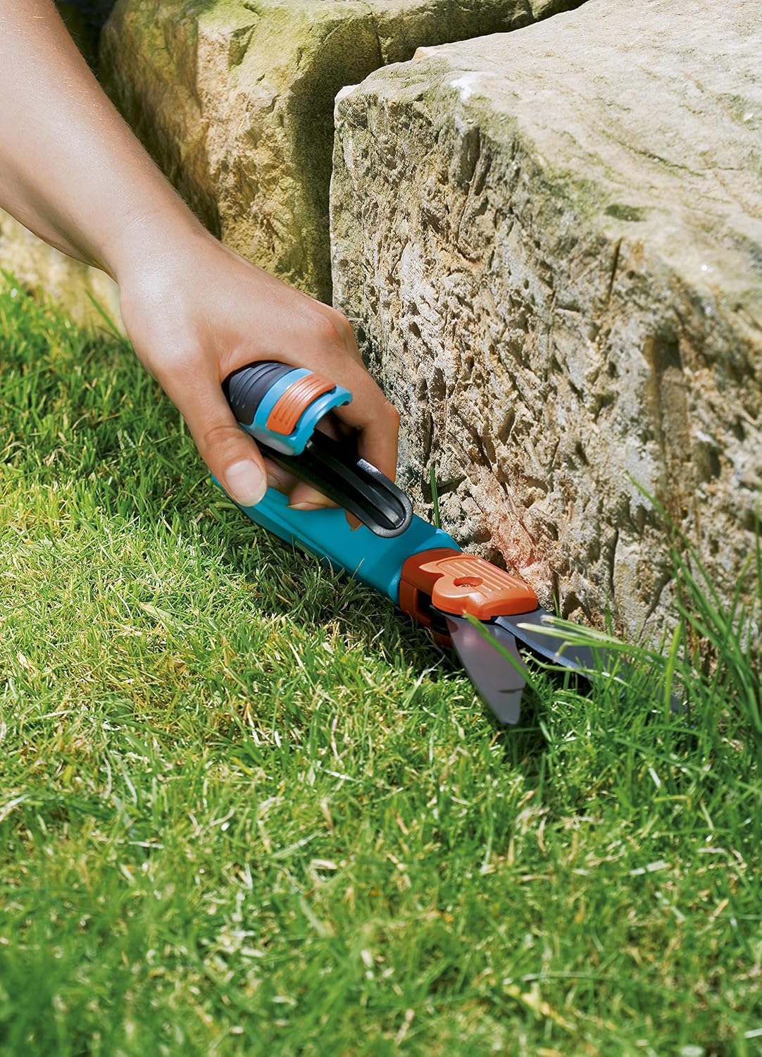 Gardena Grass Shears Comfort Redatable with Wave Cut