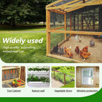 Hardware Cloth 1/2'' 48'' X 100' 19 Ga Chicken Wire Mesh Fence Double Layer | Welded Metal Wire Fence Mesh Roll for Gardens Plants Poultry Animals Cage Chicken Coop Accessories