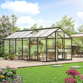 garvee 8x12ft walk-in greenhouse, heavy duty large outdoor, main product view