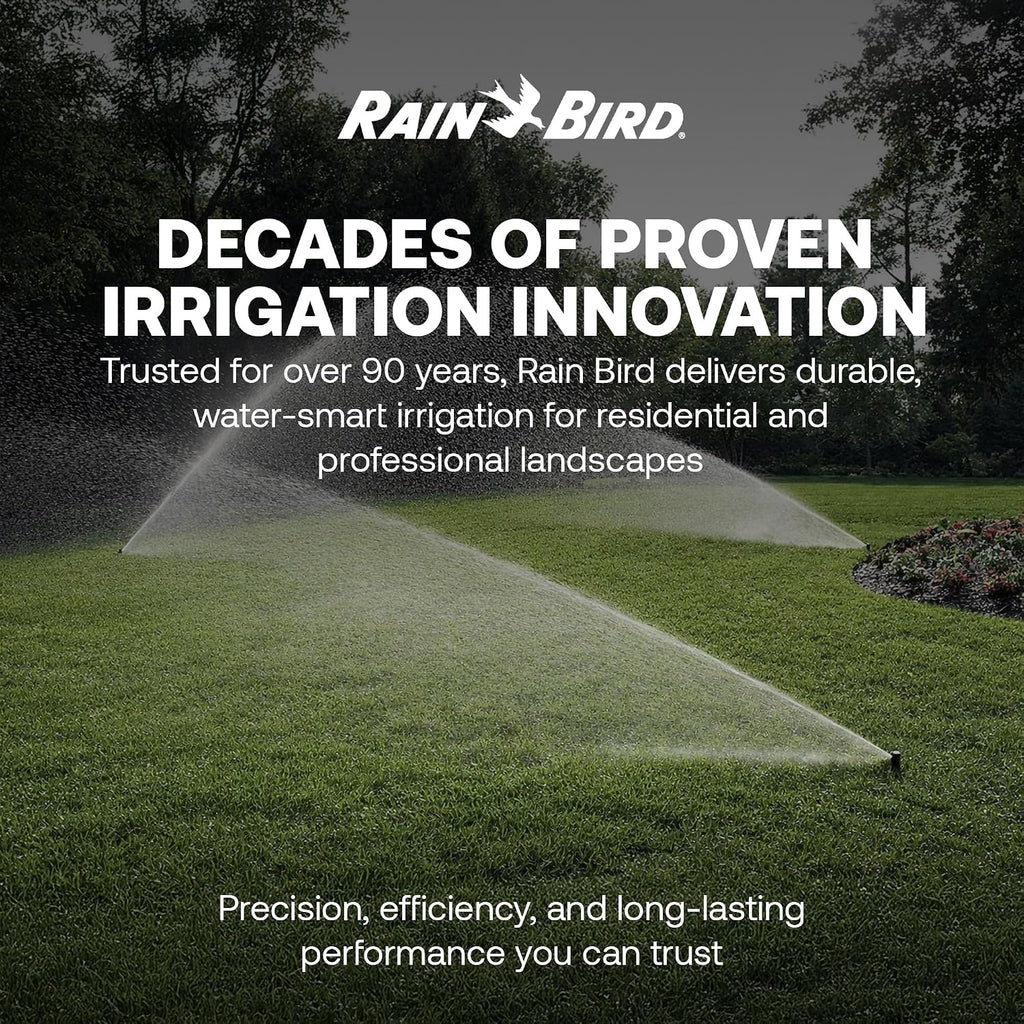 Rain Bird 42SA+ Heavy Duty Simple Adjust Gear Driven Rotor Sprinkler Head, 4 Pack - Water Efficient 4 inch Pop Up Lawn Sprinkler with 3/4 inch NPT, Adjustable 40-360 Degree Arc & 26-38 ft Radius | Heavy Duty 3/4 inch Inlet - Water Efficient 4 inch Pop Up