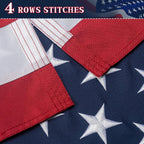 gyaozii 4x6ft american flags for outside, heavy duty showing dimensions