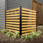 enclo charleston privacy screen, cedar wood, diy no, main product view