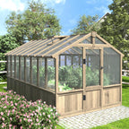 yardenaler 8x16 ft greenhouse for outdoor, 6mm thick, main product view
