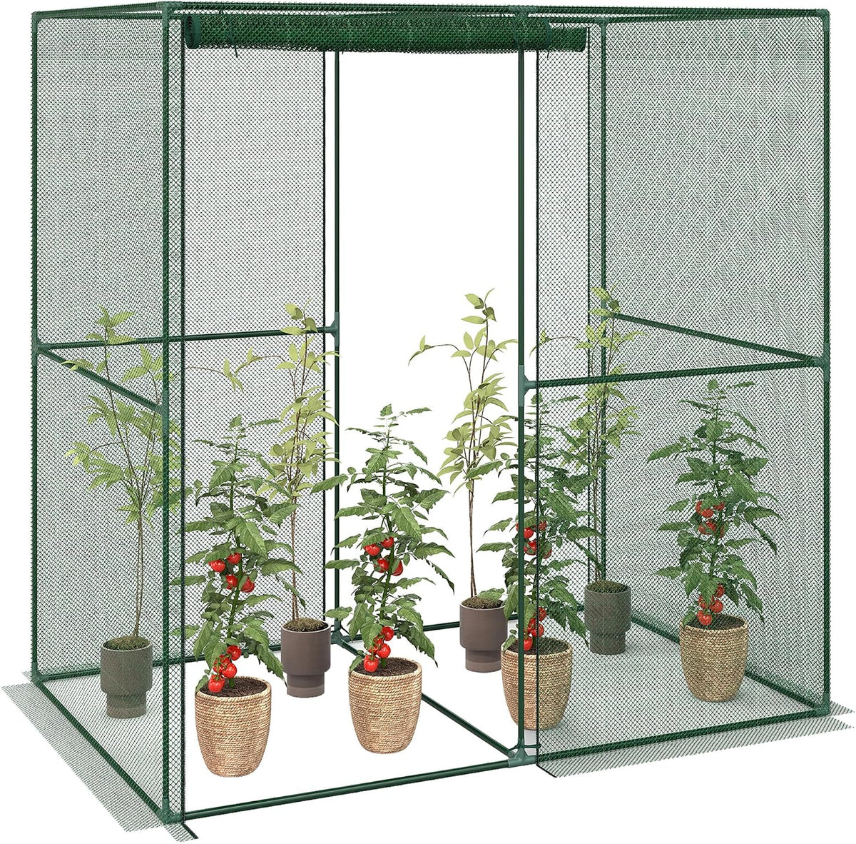 outsunny 6' x 4' x 6' crop cage, main product view