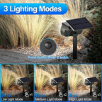108 LED Solar Spot Lights Outdoor, Solar Lights Outdoor IP65 Waterproof, 3 Modes Solar Landscape Spotlights, Large Solar Powered Panel Lights for Garden Yard Pathway(Cool White/6 Pack)