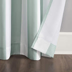 Sun Zero Valencia Cabana Stripe Indoor/Outdoor UV Protectant Energy Efficient Grommet Curtain Panel