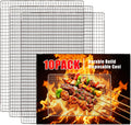 10 PCS Disposable Grill grates，Grill mesh 11.8×15.7 inch，Disposable Grill Topper for Outdoor BBQ Parties，Grill net can Withstand high temperatures