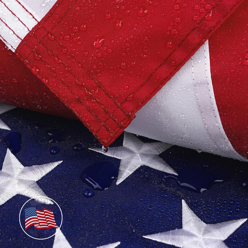 american flag 5x8 ft for outside, heavy duty, main product view