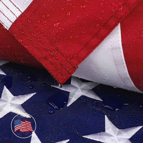american flag 5x8 ft for outside, heavy duty, main product view