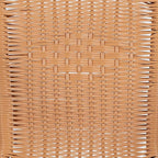 Flash Furniture Lila 4 Pack Beige Rattan Indoor-Outdoor Restaurant Stack Chair | Versatile and Stylish Seating