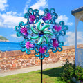 COOZZYHOUR 39" Octopus Wind Spinners for Yard and Garden Stake,Ocean Theme Outdoor Decor - Metal Windmill, Wind Sculpture Decorations for Patio,Lawn