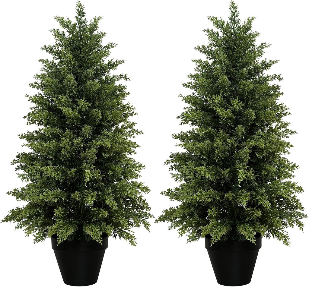 mavis's diary 3ft topiary trees artificial outdoor, set, main product view