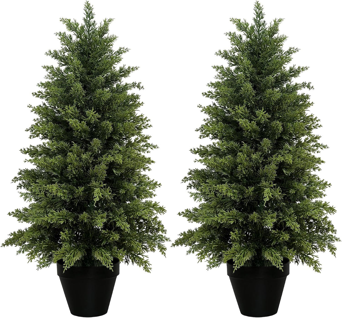 mavis's diary 3ft topiary trees artificial outdoor, set, main product view