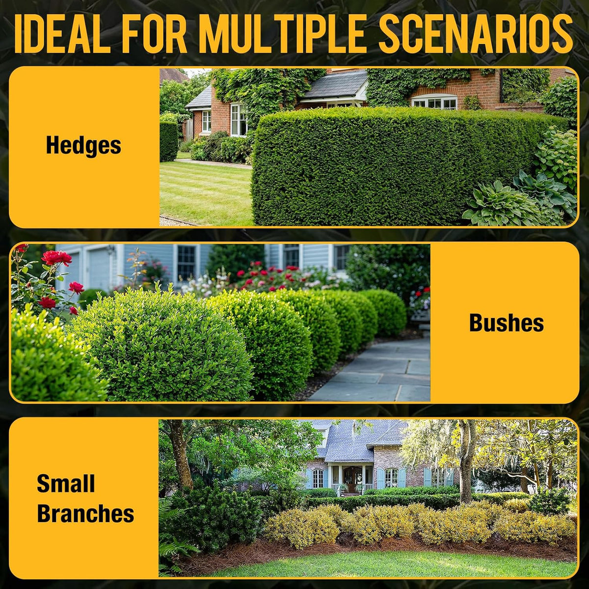 20v cordless hedge trimmer, 22-inch blade, 2 x on a desk or shelf