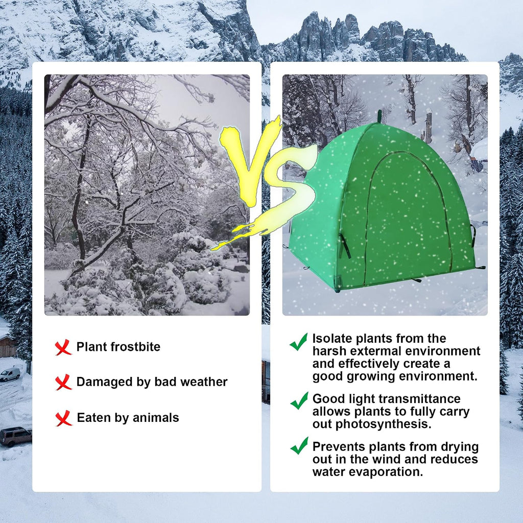 59″*59″*60″ large winter plant warm covers with air, package contents