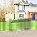decorative metal garden fence with gate 36" x, main product view