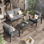 aluminum outdoor patio furniture sets all-weather patio conversation, package contents