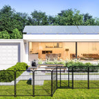 getlay 36 in(h) garden fence, wide gate low, main product view