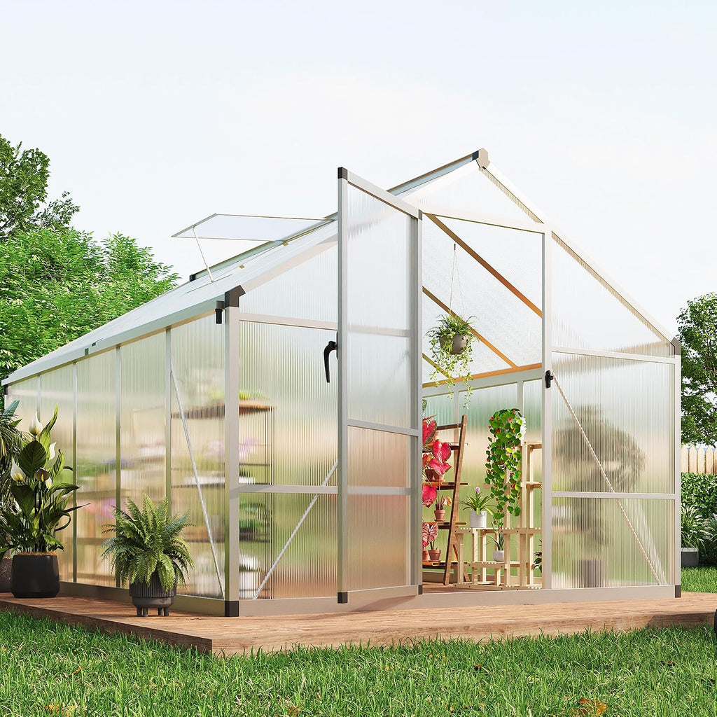 idealhouse 8×10 ft greenhouse, large walk in greenhouses, main product view
