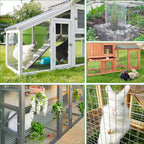 Gbekery Hardware Cloth 1/2 inch 16in x 25ft 19 Gauge, Hot-dip Galvanized After Welding Chicken Wire Mesh Roll Garden Plant Welded Metal Wire Fencing Roll, Rabbit Cages Snake Fence