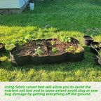 CJGQ 2 Pack Fabric Raised Garden Bed 6x3x1ft Garden Grow Bed Bags for Growing Herbs, Flowers and Vegetables 128 Gallon…