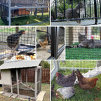 Thinkahead Black Hardware Cloth 1/2 inch 36 X 50 ft 19 Gauge Vinyl PVC Coated Wire Mesh Roll Galvanized Welding Chicken Wire Fencing, Garden Fence, Rabbit Wire, Home Improvement Project.