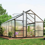 idealhouse 8×12 ft greenhouse, large walk in greenhouses, main product view