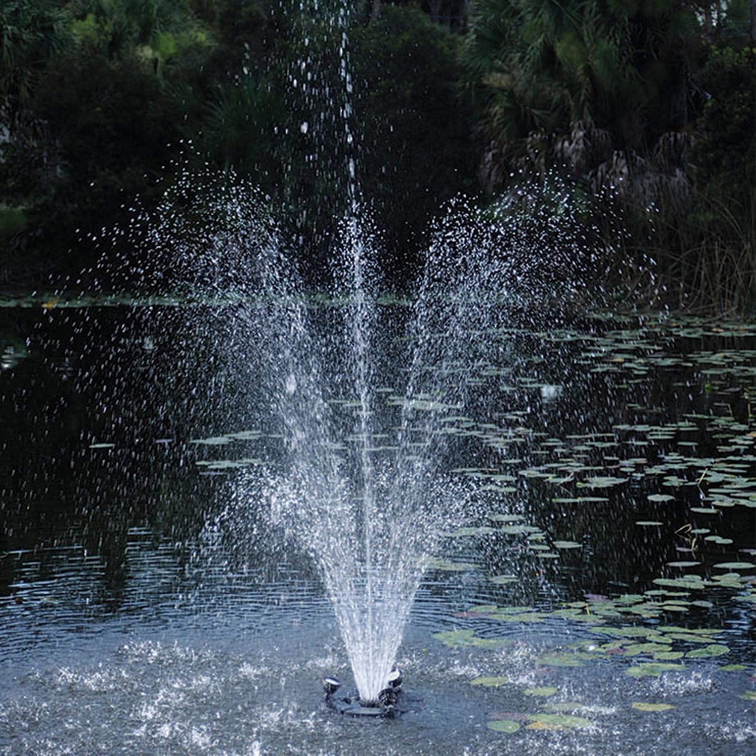 OASE 45393 1/2 HP Floating Fountain with Lights