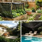 shade cloth, 20ft x 48ft 40% black outdoor on a desk or shelf