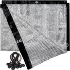 70% reflective aluminum shade cloth 10x20 ft –, main product view